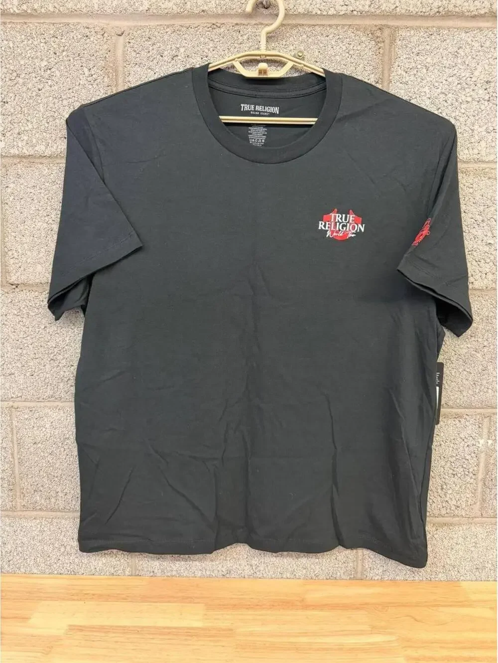 2021 True Religion World Tour Graphic Tee Black 2XL NWT